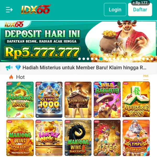 IDX66 Slot Anti Rungkad Indonesia