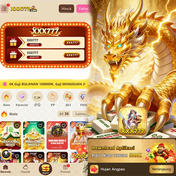 XXX777 2026 Slot Gacor RTP Tinggi